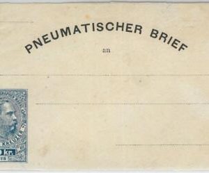 65927 - AUSTRIA  -  Pneumatic POSTAL STATIONERY COVER - FRONT ONLY