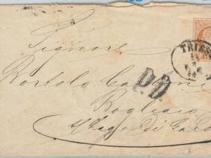 65926 - AUSTRIA  - POSTAL STATIONERY COVER from TRIESTE to BOGLIANO - U61