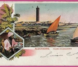 ag2895 - EGYPT - VINTAGE POSTCARD - Alexandrie - 1902