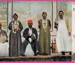 ag2807 - EGYPT - VINTAGE POSTCARD - Ethnic, Dancing Girls - 1905