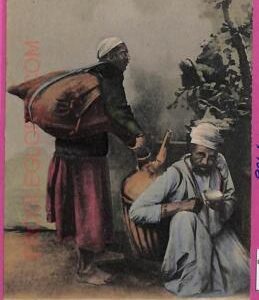 ag2805 - EGYPT - VINTAGE POSTCARD - Ethnic, Selling Water - 1906