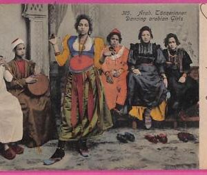 ag2806 - EGYPT - VINTAGE POSTCARD - Ethnic, Dancing Girls - 1906