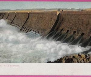 ag2819 - EGYPT - VINTAGE POSTCARD - Assouan, Nile Barrage