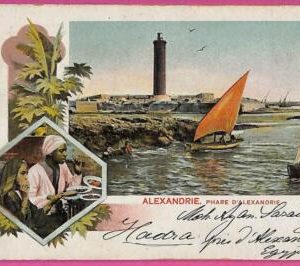 ag2882 - EGYPT - VINTAGE POSTCARD - Alexandria  - 1902