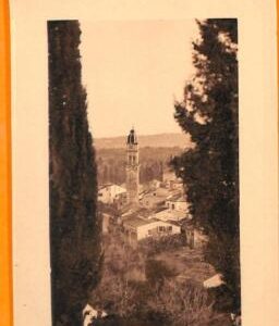 99252 - GREECE - IMAGE Picture - EX LIBRIS :  CORFU  Corfou VILLAGE PATAMOS