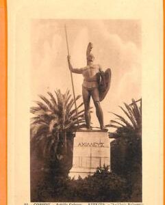 99254 - GREECE - IMAGE Picture - EX LIBRIS :  CORFU  Corfou ACHILLES COLLOSUM