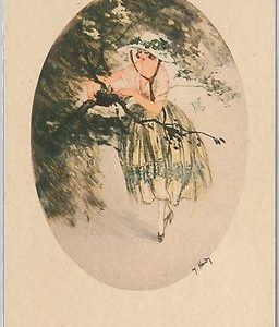53170 -  VINTAGE POSTCARD - GLAMOUR  ADVERTISING - BEMBERY Silk  - NICE!