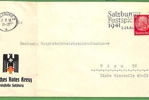 ZA1524 - GERMANY  - Postal History - Red Cross official stationery - COVER  1941