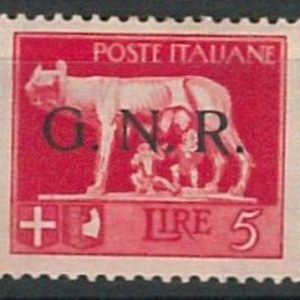 ITALIA RSI - Sassone BRESCIA 485/I  nuovo linguellato *