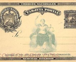ad6351 - EL SALVADOR  - Postal History - STATIONERY CARD Higgings & Gages # 10