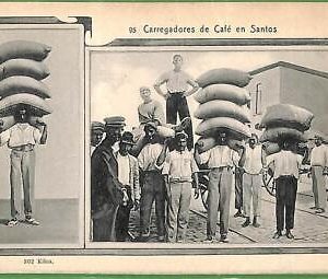 ah2849 - BRAZIL - VINTAGE POSTCARD Postal Antigua - Santos -  Costumes