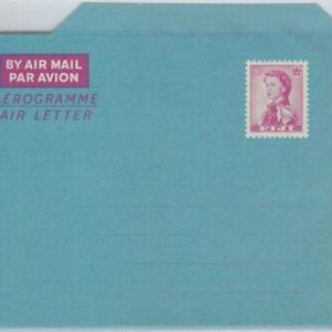 65840 - FIJI  - Postal History -    POSTAL STATIONERY AEROGRAMME : 9 d.