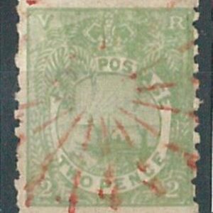 70675 - FIJI - STAMPS - Stanley Gibbons #  83 -  USED :  RED RAY postmark