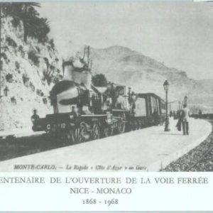 86963 - MONACO - POSTAL HISTORY - 1968 Official Stamp Information Leaflet TRAINS