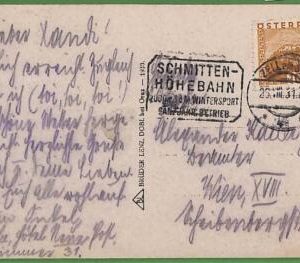 ZA0231 - AUSTRIA - Postal History - POSTCARD - Trains - 1931