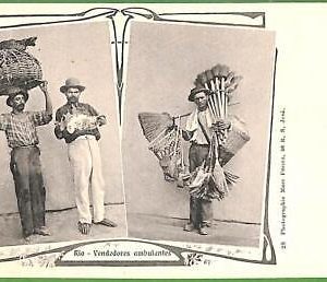 ah2838 - BRAZIL - VINTAGE POSTCARD Postal Antigua - ETHNIC