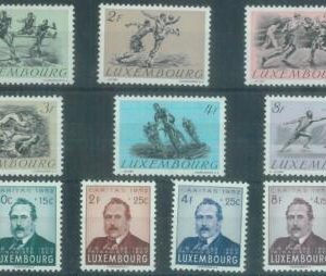 89978 - LUXEMBOURG - STAMPS -  Year 1952 SPORTS: Football, Boxing, Cycling, Polo
