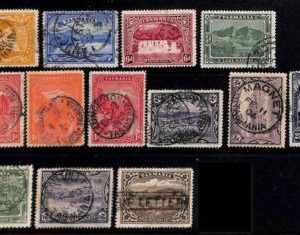94748 -  AUSTRALIA : Tasmania - STAMP  -  Nice LOT of 13 used stamp