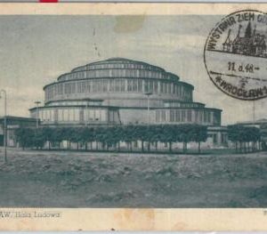 66304 - POLAND  - VINTAGE collectable POSTCARD: Wrocław BRESLAU 1948