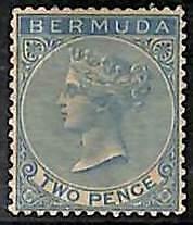 94884a - BERMUDA - STAMP - SG # 25 -  MINT Hinged - Very well centered