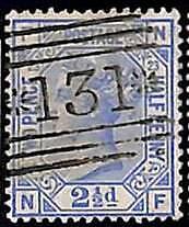 94891jA - GREAT BRITAIN - STAMP - SG # 157  Plate 23  - Very Fine  USED