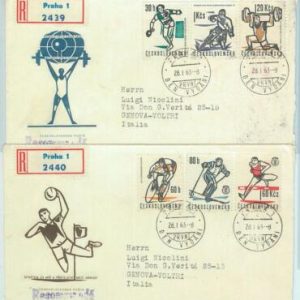 67852  - Czechoslovakia - POSTAL HISTORY - FDC COVER:  Ping Pong MOTORCYCLE 1963