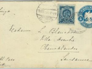 67225 -  MEXICO - Postal History -  POSTAL STATIONERY COVER to SWITZERLAND  1900