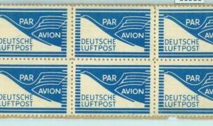 86988  - GERMANY Allied Occupation  - STAMPS: Booklet wout COVER - 6 Panes 1948