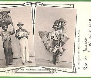 ah2834 - BRAZIL - VINTAGE POSTCARD Postal Antigua -  ETHNIC