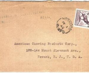 72398 -  NEWFOUNDLAND - POSTAL HISTORY:  Cover to USA 1940