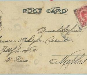 67408 - ZANZIBAR  - Postal History -  POSTCARD to ITALY  1908