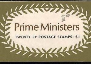 94734b - AUSTRALIA - STAMPS -  SG # 132 V69/3   BOOKLET  - PRIME MINISTERS