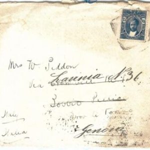 69142 - ZANZIBAR - POSTAL HISTORY -  COVER  to ITALY 1921 - COMPLETE with TEXT
