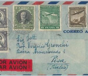 81535 - CHILE - POSTAL HISTORY -    AIRMAIL COVER to ITALY  1958