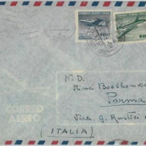 81543 - CHILE - POSTAL HISTORY -    AIRMAIL COVER to ITALY  1961