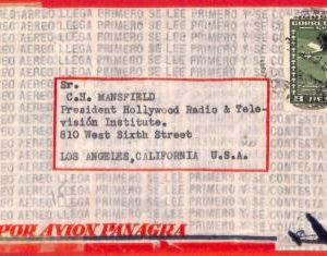aa3638 - CHILE - POSTAL HISTORY - Censored AIRMAIL COVER to the USA 1943 Panagra