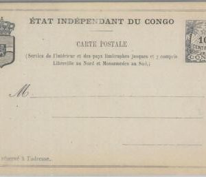 74629 -  Independent Congo - POSTAL HISTORY - Postal Stationery Card H & G # 4