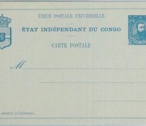 74634 -  Independent Congo - POSTAL HISTORY -  Stationery Card H & G # 11