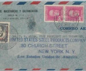 74411 - CHILE - POSTAL HISTORY - AIRMAIL COVER to the USA - 1934