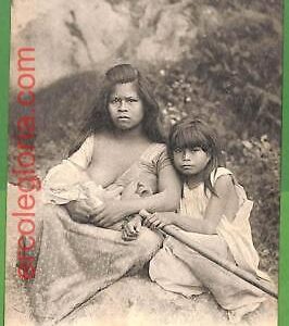 ah2774 - BRAZIL - VINTAGE POSTCARD Postal Antigua - Indios ETHNIC , Guarany