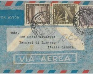 81530 - CHILE - POSTAL HISTORY -    AIRMAIL COVER to ITALY  1955