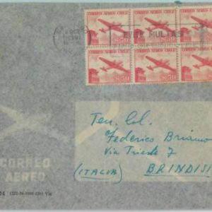 81541 - CHILE - POSTAL HISTORY -    AIRMAIL COVER to ITALY  1959