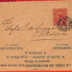 aa2607 - CHILE - POSTAL HISTORY - PRIVATE PRINT Postal Stationery Cover REPIQUAG