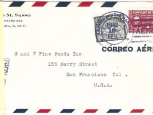 69316 - PANAMA - POSTAL HISTORY - COVER to USA with CENSURE TAPE - MEDICINE 1942