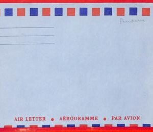 aa3681  - PANAMA Canal Zone  - Postal History -   BLANK  AEROGRAMME