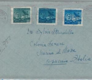 77581 - ROMANIA - POSTAL HISTORY - 13233/35 on  COVER to ITALY 1951