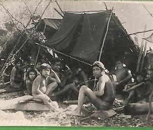 ah2787 - BRAZIL - VINTAGE POSTCARD Postal Antigua - Indios, ETHNIC - Real Photo
