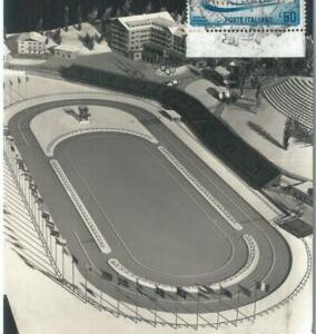 68938 - ITALY  -  POSTAL HISTORY - MAXIMUM CARD  -  OLYMPIC GAMES   1956