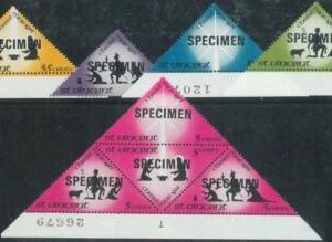 78406  - ST VINCENT  - STAMPS - 1975  XMAS Religion 8 values -  MNH  SPECIMEN
