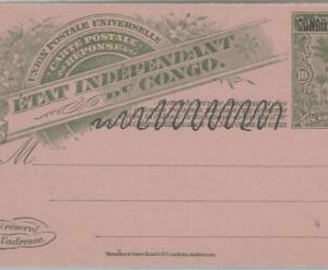 74647 -  Independent Congo - POSTAL HISTORY -  Stationery Card H & G # 28